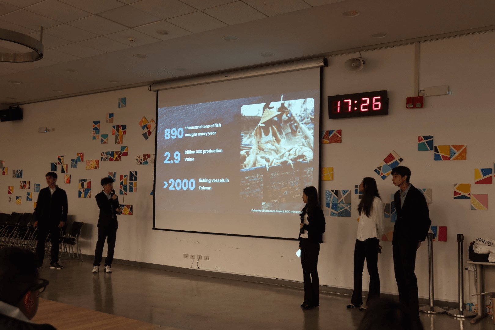 Student teams presenting their startup ideas at NOVA 2026